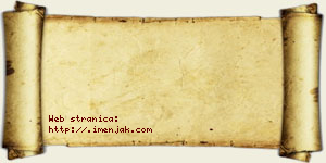 Angelina Bizumić vizit kartica